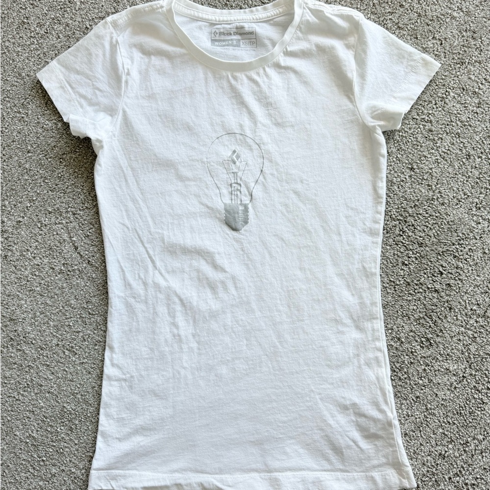 Black Diamond Women's White T-Shirt